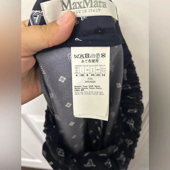 ! Max Mara
Bello Paisley Wide-Leg Silk Pants sz 4 - Picture 9 of 10